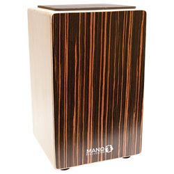 Mano Percussion MP-CAJ100-ES - Mano Cajon - Ebony Stripes