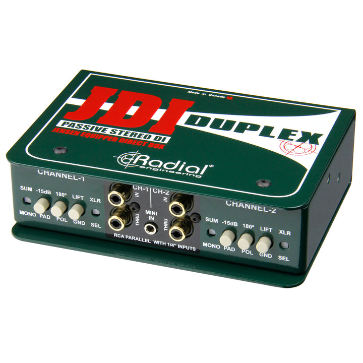 Radial JDI Duplex Stereo Direct Box
