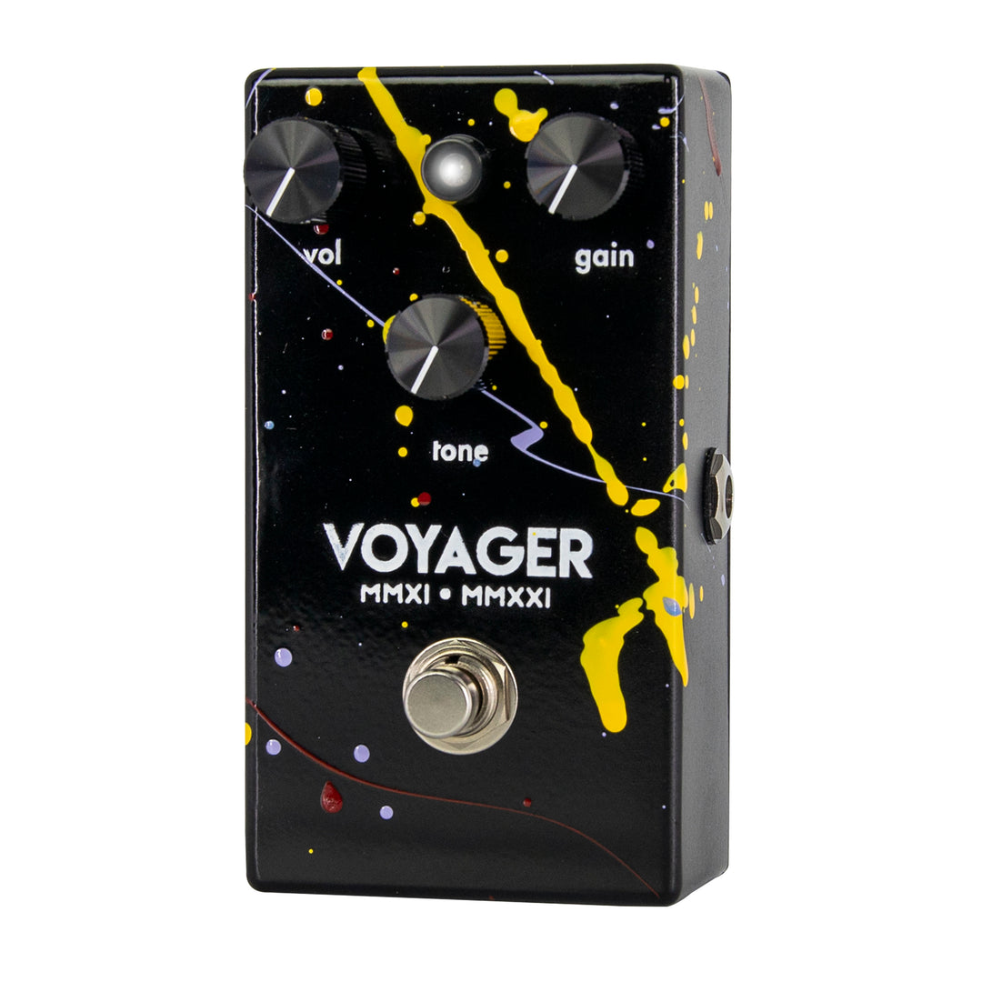 Walrus Audio Voyager Pre-Amp Overdrive  10-Year Anniversary Splatter Paint (Black)
