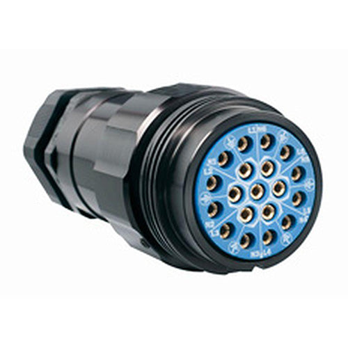 Digiflex LX P19-FC-CAP - Female Chassis Mount End Cap -For Phase3 19 pin