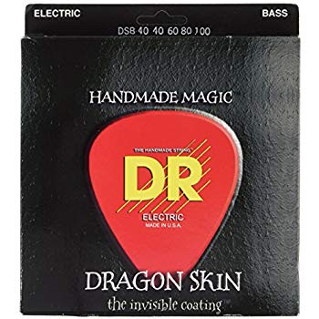 DR Strings DSB-40 (Light) - Dragon Skin Clear Coated Bass: 40, 60, 80, 100