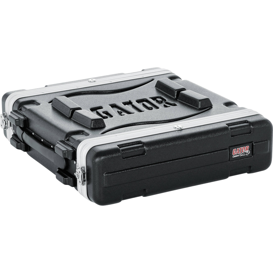 Gator GR-2L 2U Polyethylene 19'' Rack, 19.5'' deep, Locking Lids