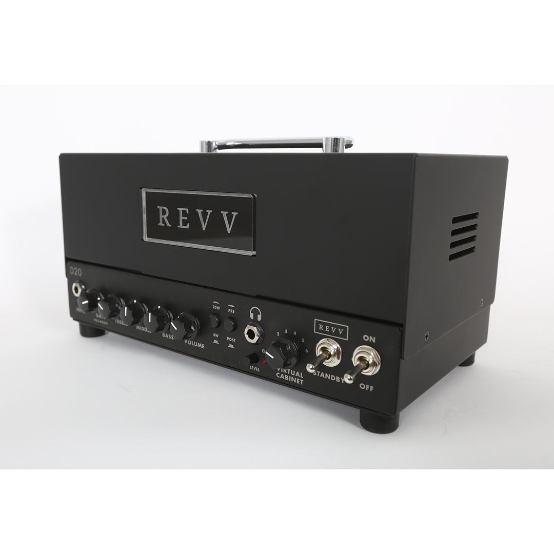 Revv D20 Tube Guitar Amplifier Head 20/4-Watt - Black