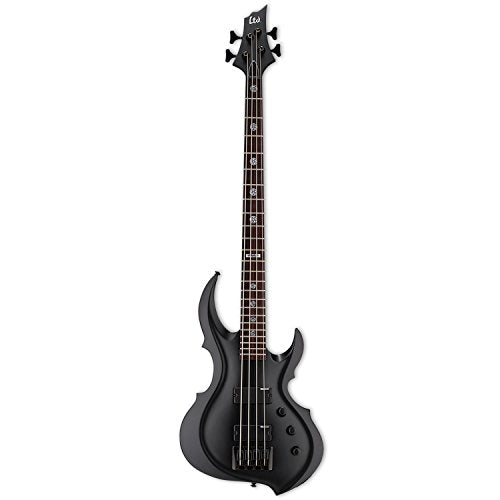 ESP LTD TA-204 FRX Tom Araya 4-String Bass Guitar - Black Satin