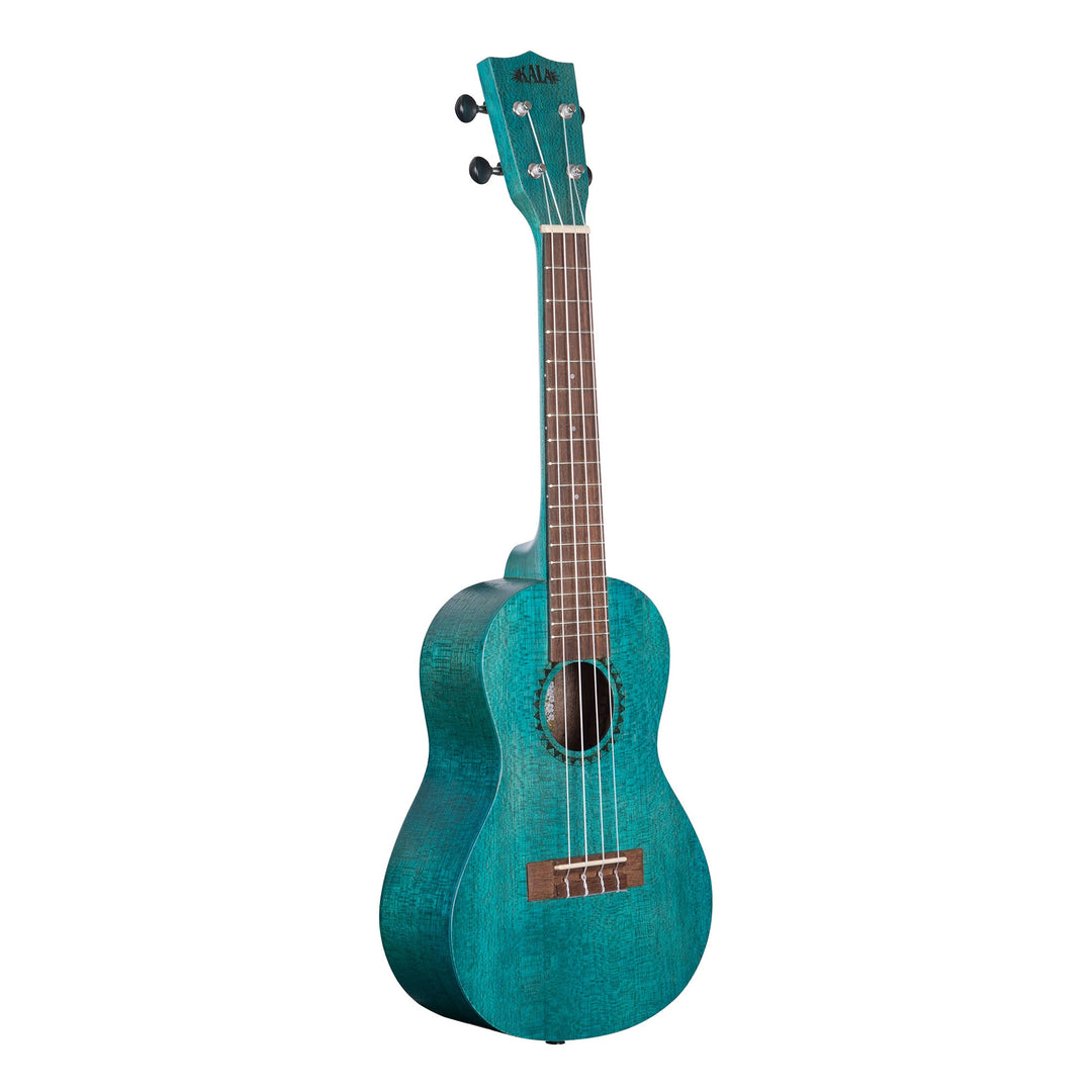 Kala KA-MRT-BLU-C Ocean Blue Watercolor Meranti Concert Ukulele