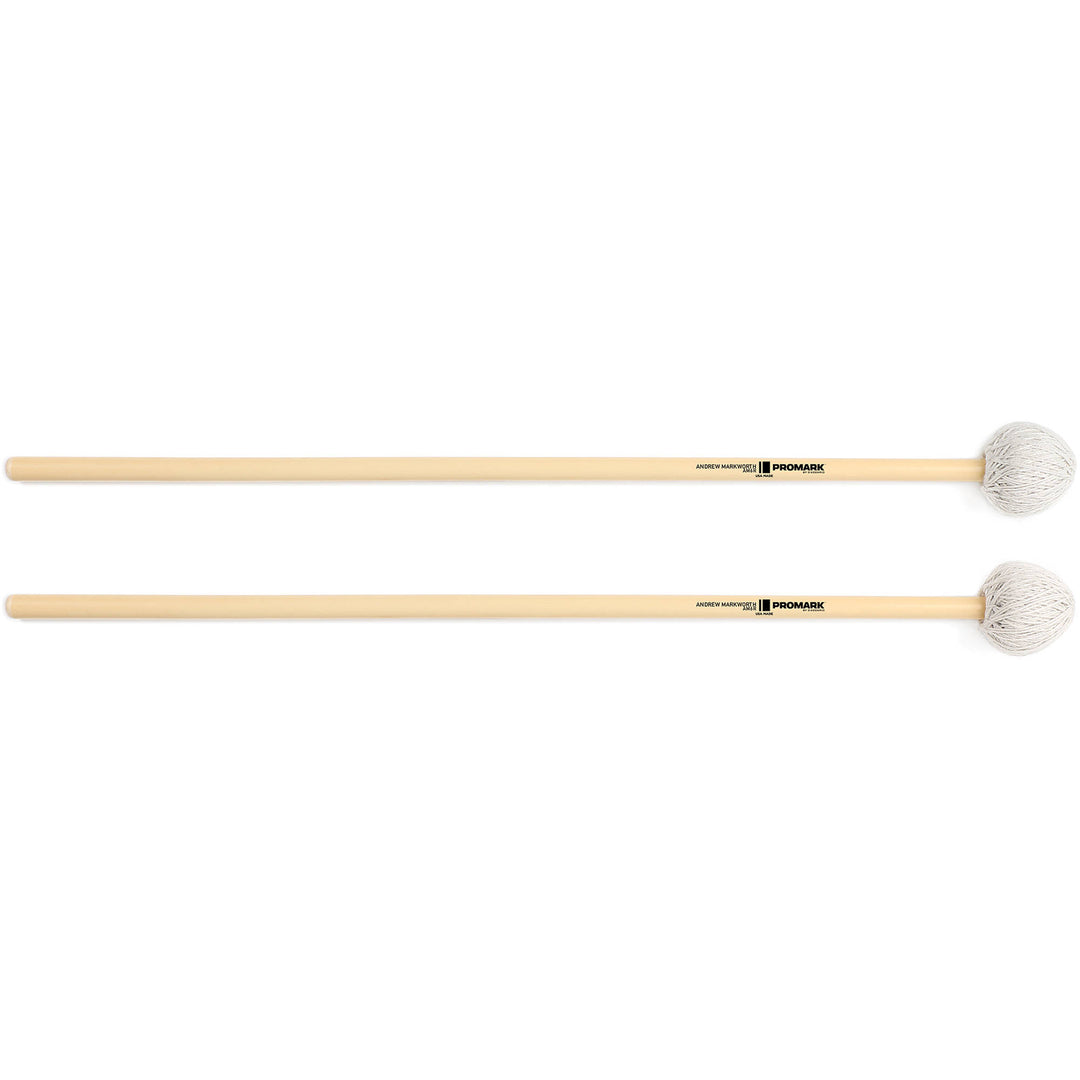 Promark AM6R - Andrew Markworth Signature Medium Hard Vibraphone Mallets With Rattan Shafts