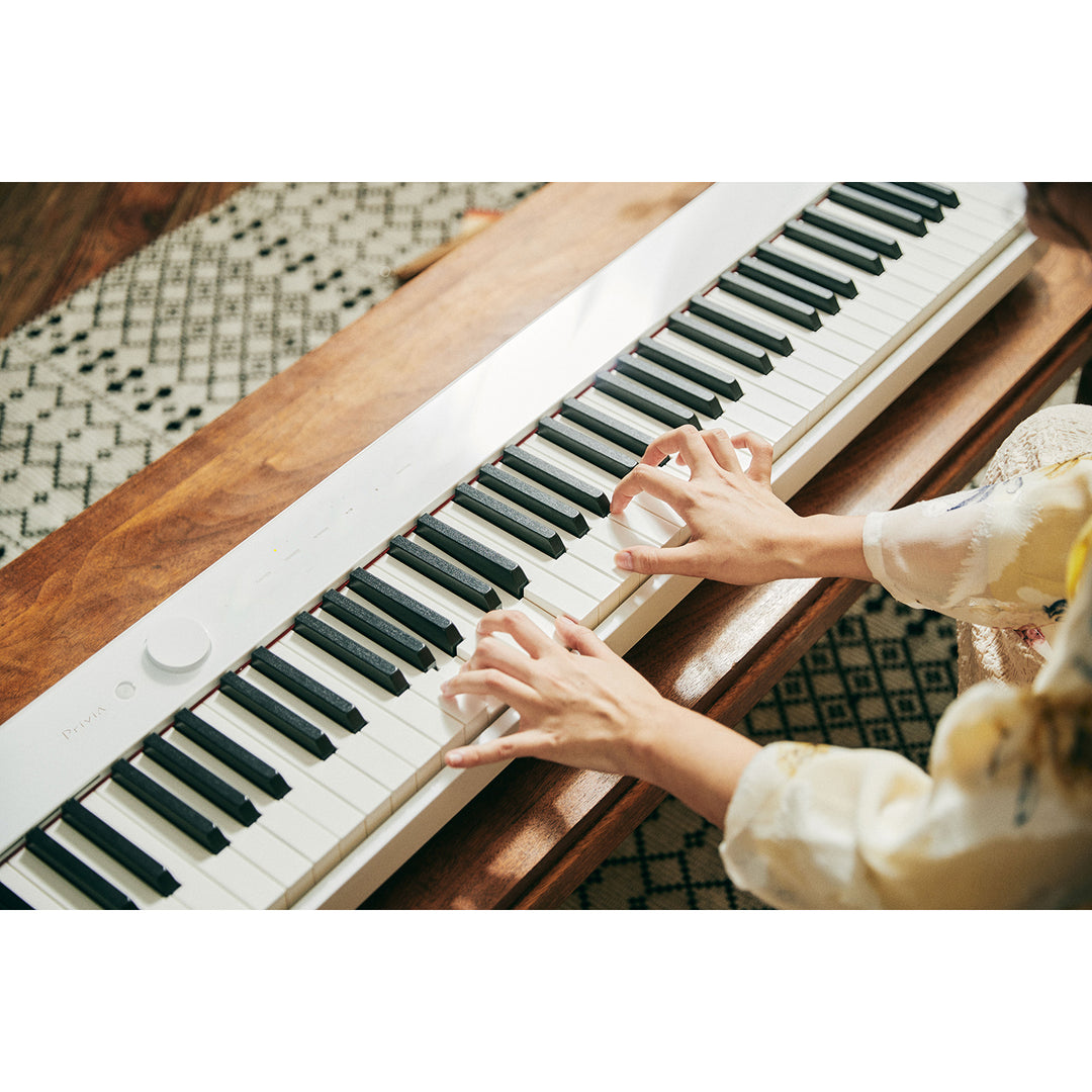 Casio PX-S1100 Digital 88-Key Piano w/ 18-Tones & Smart Scaled Action - White