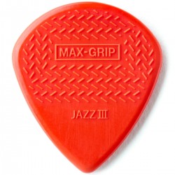 Dunlop 471P3N MaxGrip Jazz III red Nylon (6) 1.38 gauge