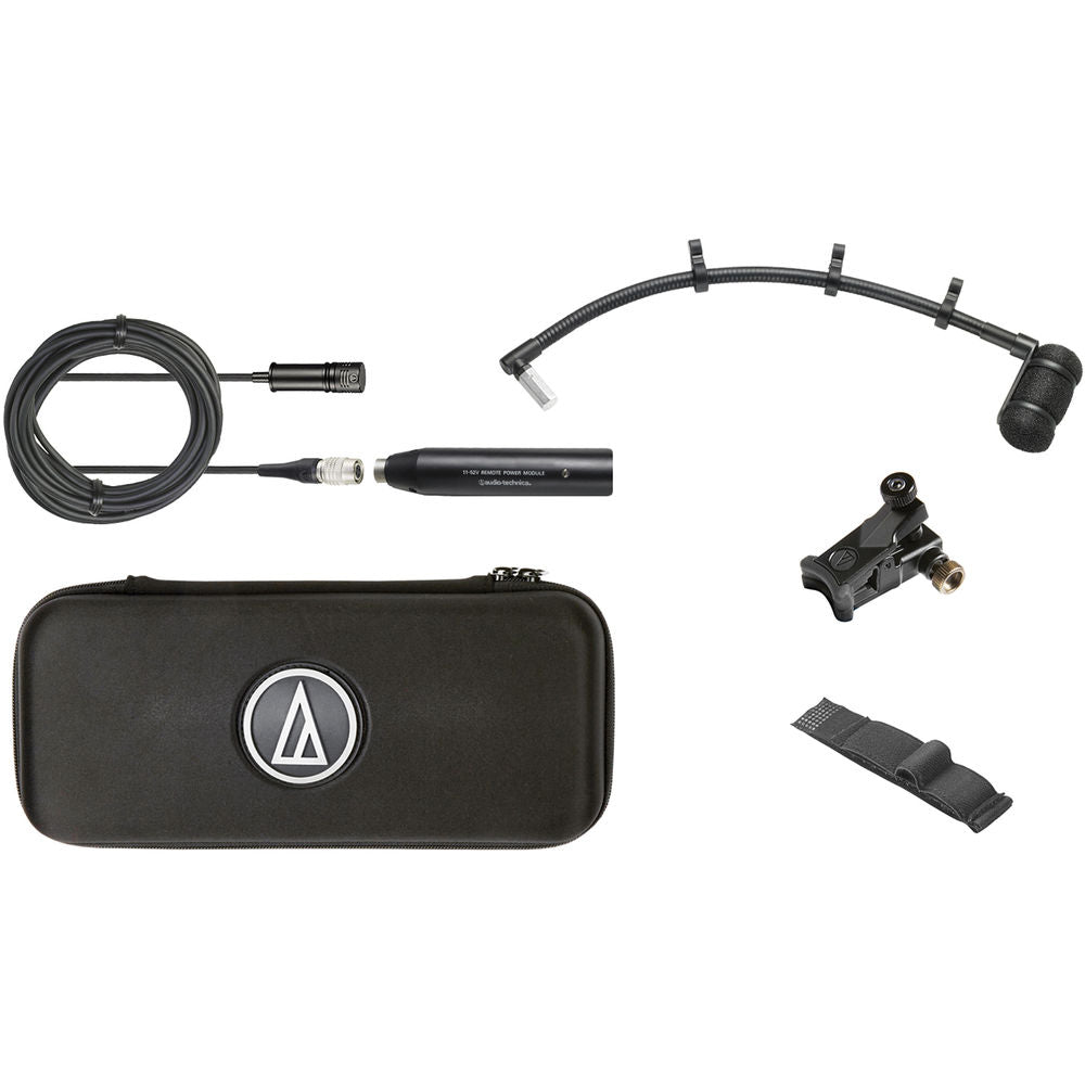 Audio-Technica ATM350U Wireless Cardioid Condenser Instrument Microphone 9” Gooseneck w/ Violin Mount