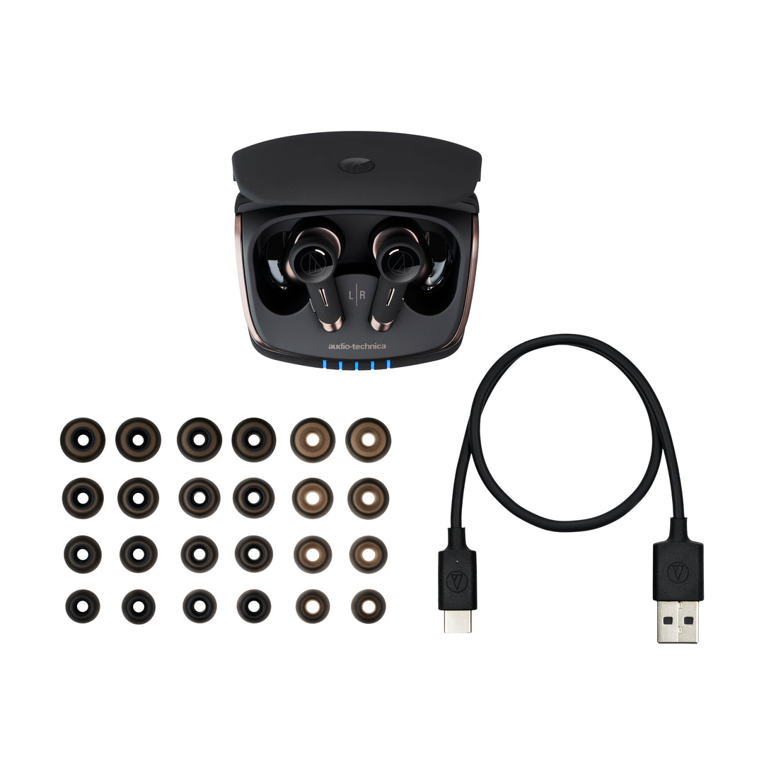Audio-Technica ATH-TWX9 Wireless In-Ear Headphones - Black