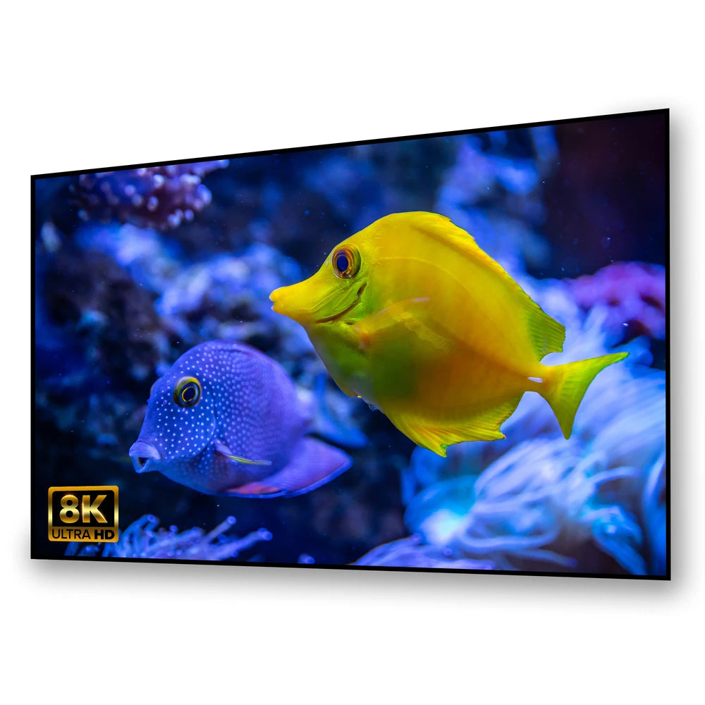EluneVision EV-UST-100-8K - 100'' 16:9 Reference Studio 8K Ultra Short Throw Material NanoEdge 0.7 Gain Screen
