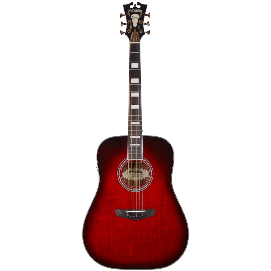 D'Angelico Premier Lexington Acoustic Guitar - Translucent Black Cherry Burst