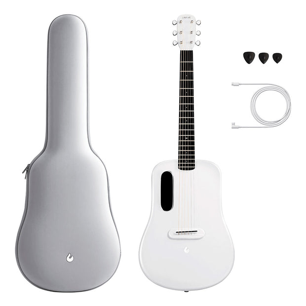 Lava Guitars - ME 3 38" with Space Bag - White