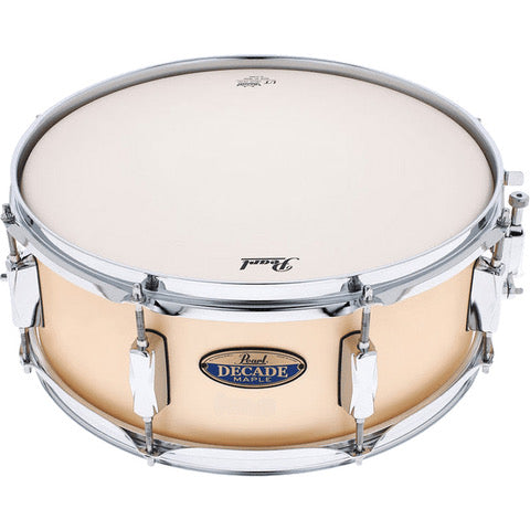 Pearl Decade Maple DMP1455SC 14" x 5.5" Snare Drum #215 Satin Gold Meringue