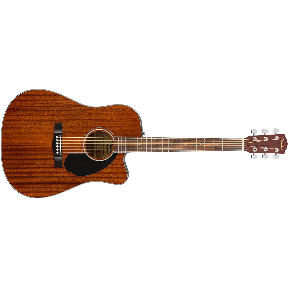 Fender CD-60SCE 6-String Dreadnought, All-Mahogany Acoustic Guitar (Natural)