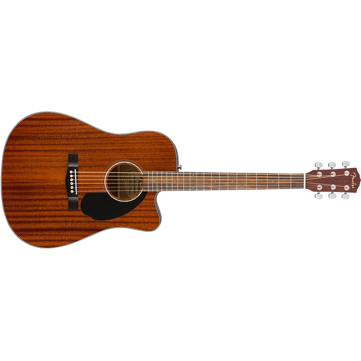 Fender CD-60SCE 6-String Dreadnought, All-Mahogany Acoustic Guitar (Natural)