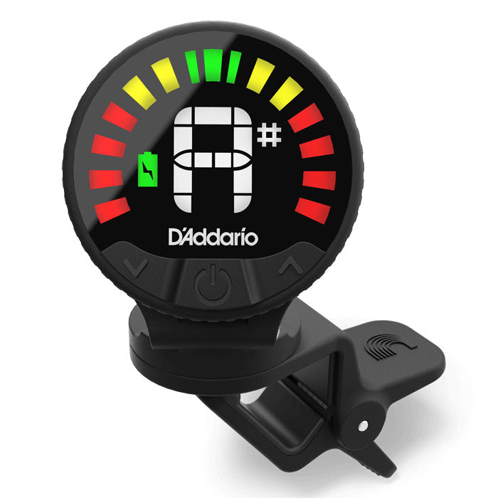 D'Addario Nexxus 360 Tuner Rechargeable Headstock Clip-On Tuning Device