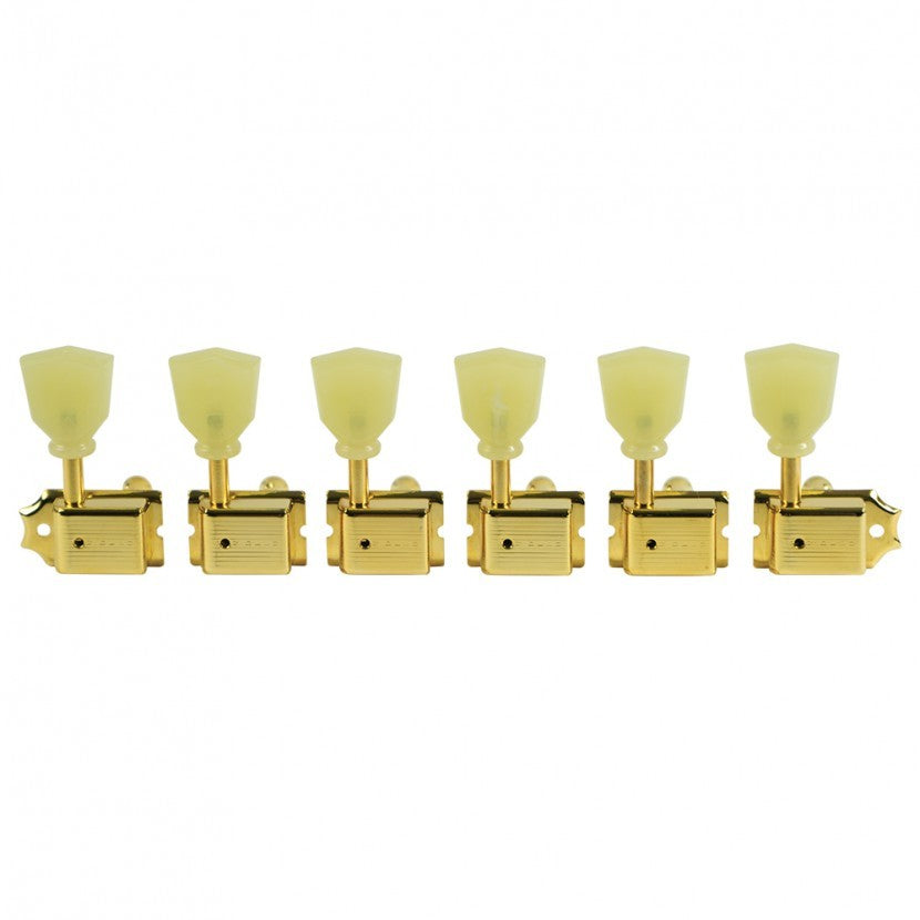 Gibson Set of 6 Kluson Type Machine Heads - gold