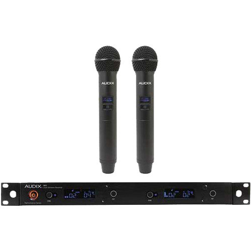 Audix AP62 OM5 Dual Handheld True-Diversity Wireless Microphone System (A: 522 MHz – 586 MHz)