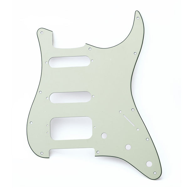 Fender Pickguard, Stratocaster H/S/S, 11-Hole Mount (3-Screw Mount HB), Mint Green, 3-Ply
