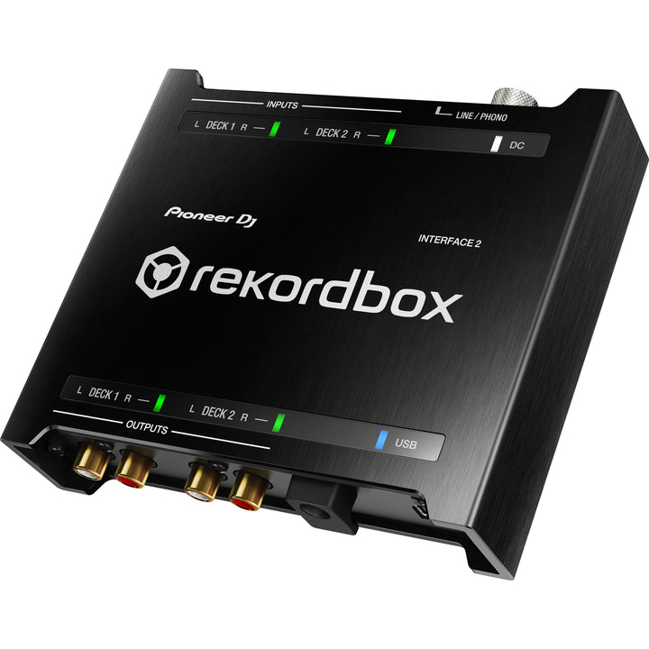Pioneer DJ INTERFACE 2 Audio Interface with rekordbox DJ and DVS