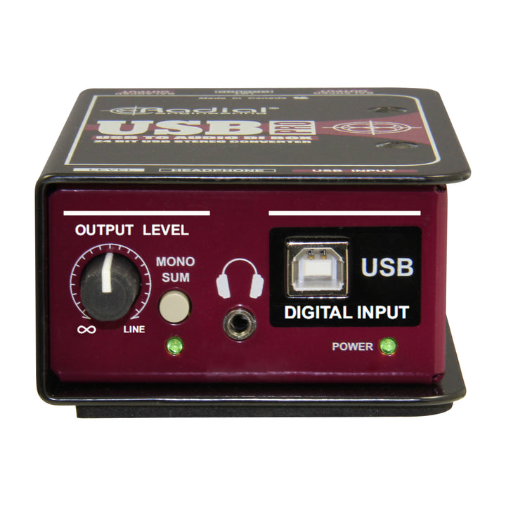 Radial USB-Pro Stereo USB Laptop DI