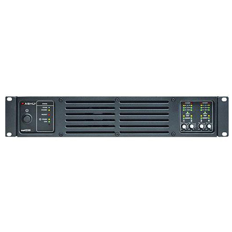 Ashly ne4250PE 4-Channel Network Enabled Amplifier w/ DSP (4 x 250W @ 4 Ohms)