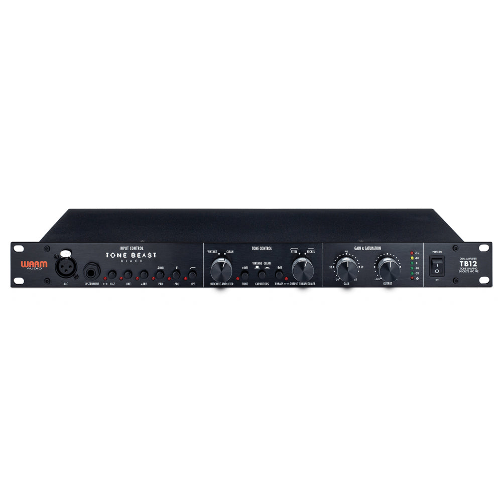 Warm Audio TB12 Tone Beast Tone Shaping Mic Pre - Black