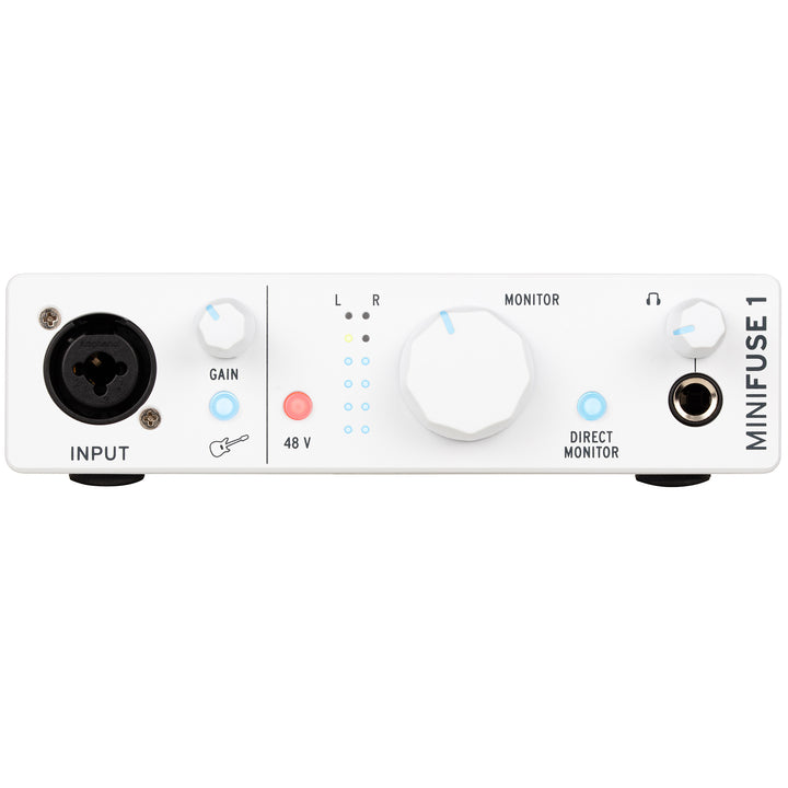 Arturia MiniFuse 1 Portable 1-Channel USB Audio Interface - White