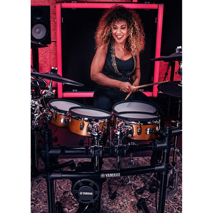 Yamaha DTX8KMRW Electronic Drum Kit with DTX-PRO, DTP8-M Mesh Pads, DTC8 Cymbals and Hardware - Real Wood