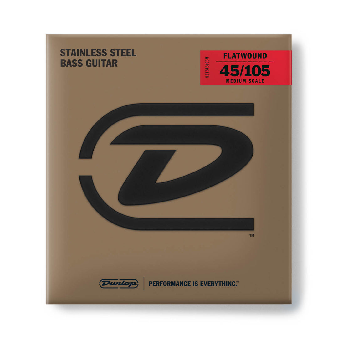 Dunlop DBFS45105M Flatwd bass string Md scale 45/105 4/set
