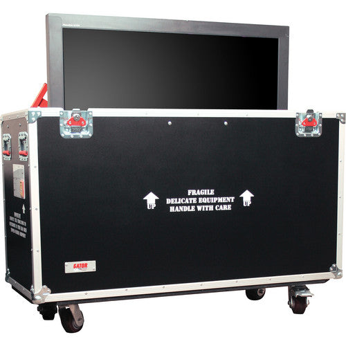 Gator G-TOURLCDLIFT55 ATA Road Case fits most LCD and Plasma screens up to 52''