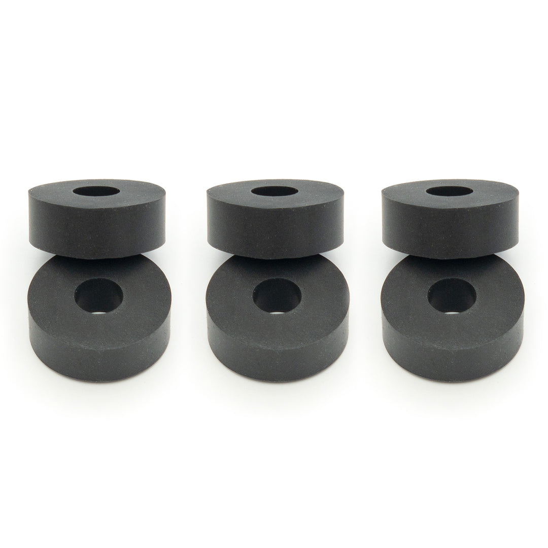 No Nuts 6001-No Nuts Cym Rings Black (6-Pack)