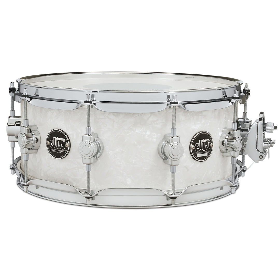 DW Performance Series Snare Drum 5.5x14 Finish Ply - White Marine