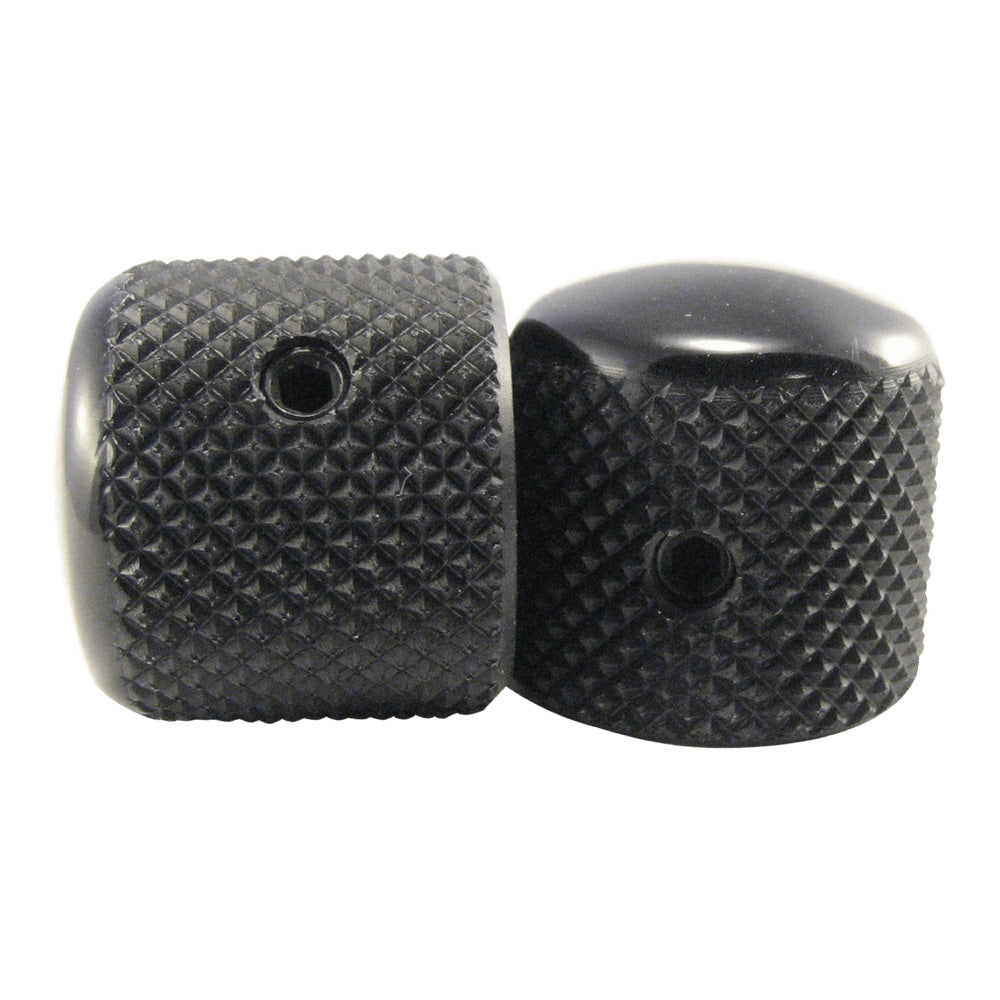 Ernie Ball 6355EB Telecaster Knobs (2-Pack) - Black Aluminum