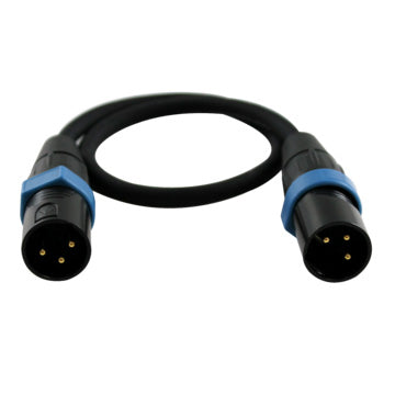 Digiflex HXX-GENDER-MM - 1 foot XLR M to XLR M adapter - XLR to XLR