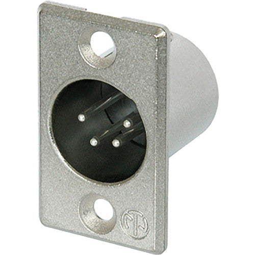 Neutrik NC4MP - 4 Pin Nickel Chassis XLRM -P Size