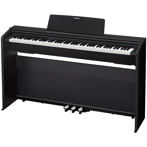 Casio PX-870 Privia 88-Key Digital Piano w/ Cabinet Stand & Pedals - Black