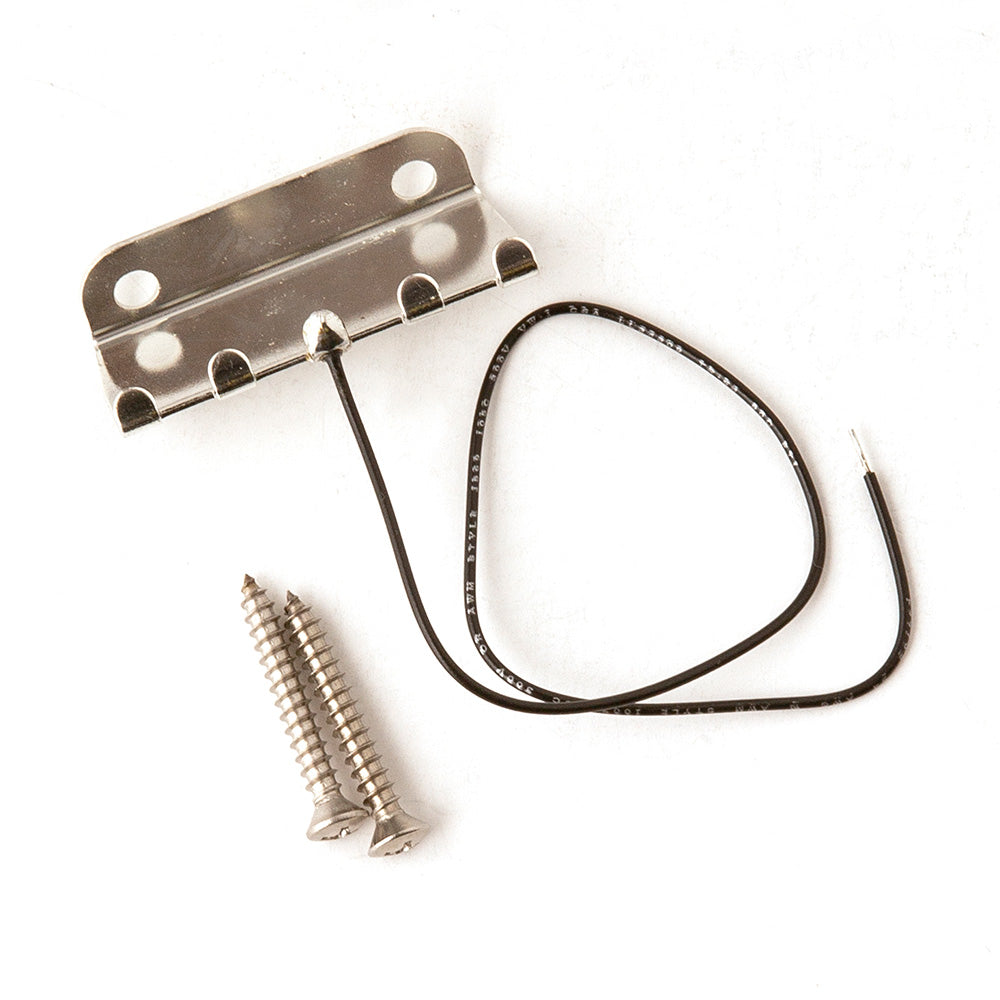 PRS Tremolo Claw & Screws w/ Long Ground Wire - Tin-Plated Steel