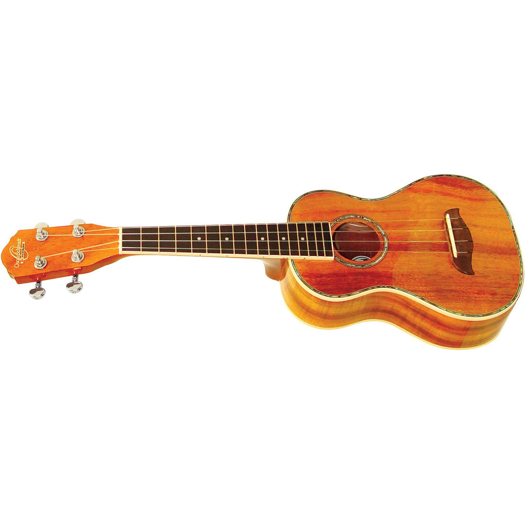 Oscar Schmidt OU5LHK Hawaiian Koa Concert Ukulele Left-Handed - Natural Gloss
