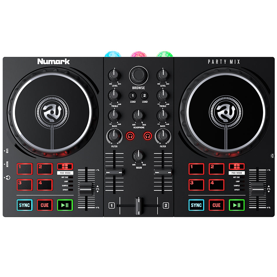 Numark Party Mix II DJ Controller with Built-In Light Show