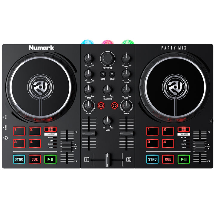 Numark Party Mix II DJ Controller with Built-In Light Show