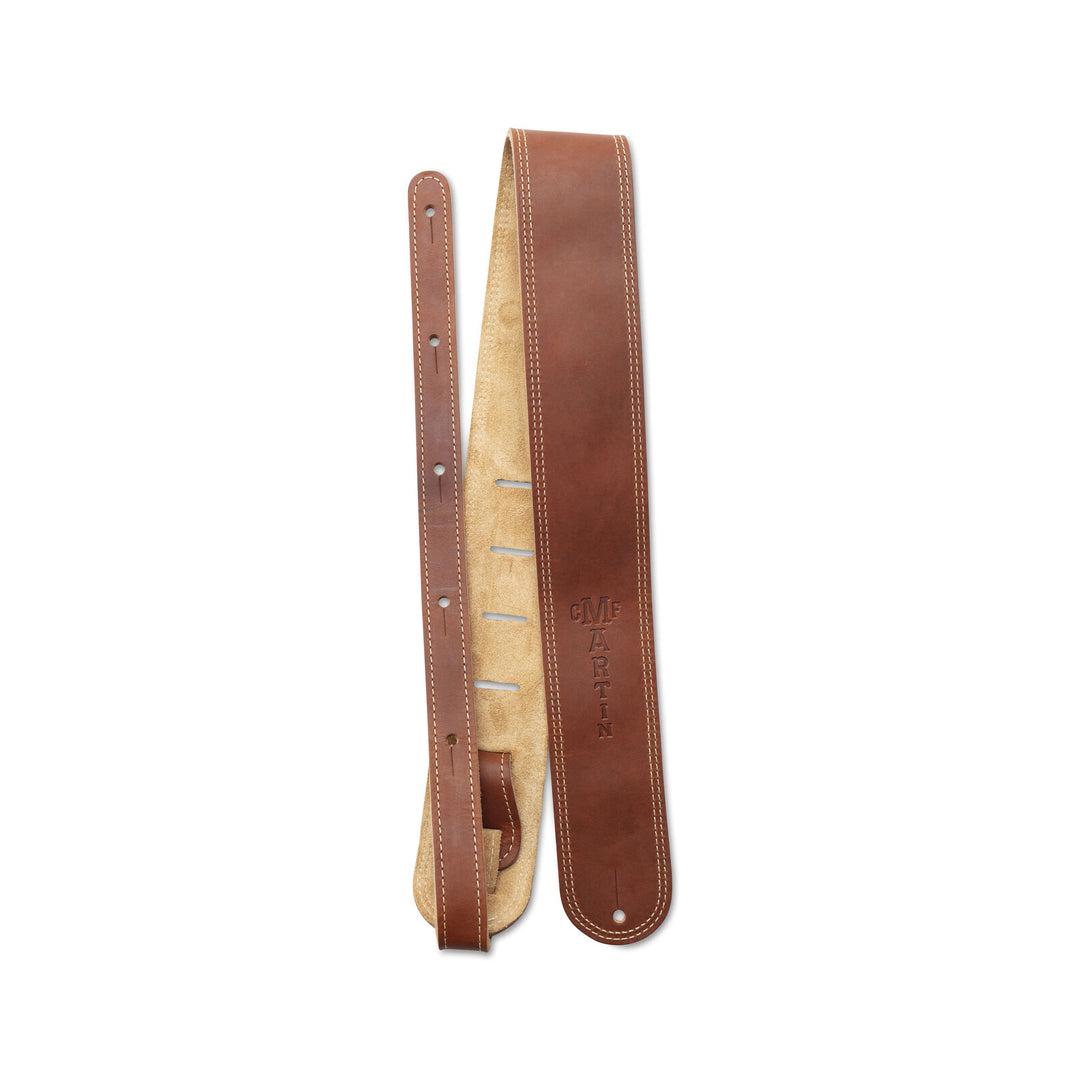 Martin 18A0012 Soft Leather Guitar Strap - Brown