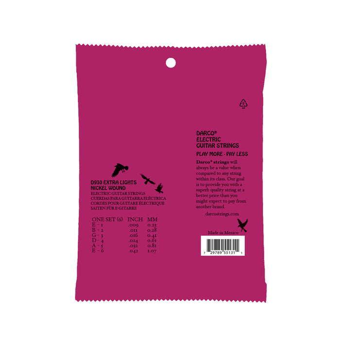 Martin Guitars Darco D920 Lights Electric Guitar Strings - 25 Sets