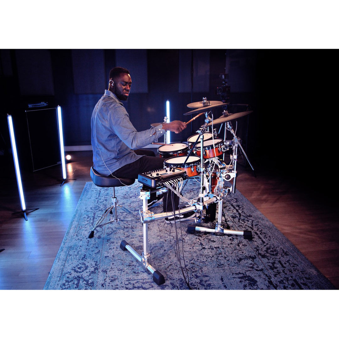 Yamaha DTX10KXRW Electronic Drum Kit with Module, TCS Pad Set, Cymbals, Hardware and Rack-Real Wood (dtx-10-kx-rw)