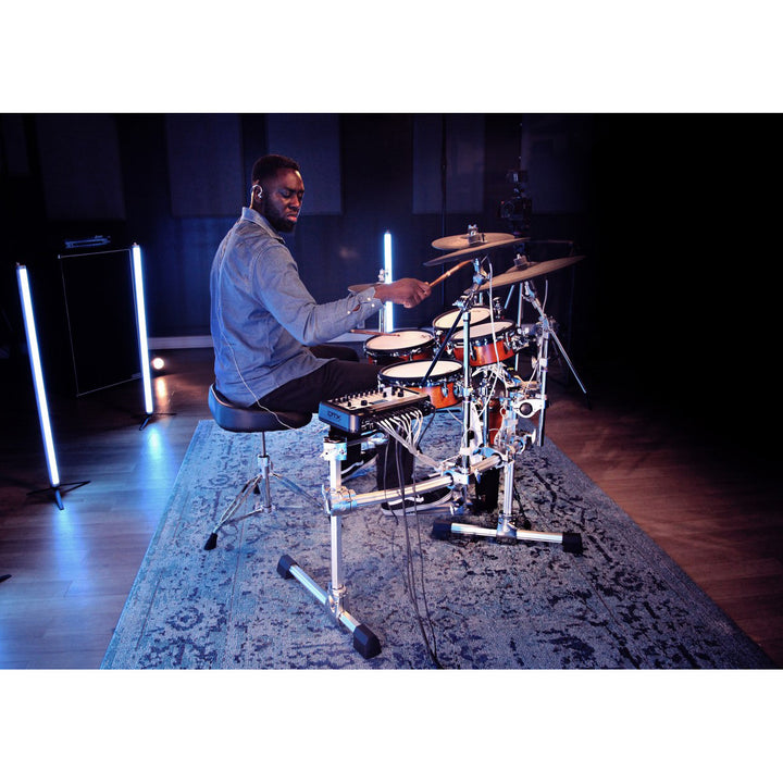 Yamaha DTX10KXRW Electronic Drum Kit with Module, TCS Pad Set, Cymbals, Hardware and Rack-Real Wood (dtx-10-kx-rw)