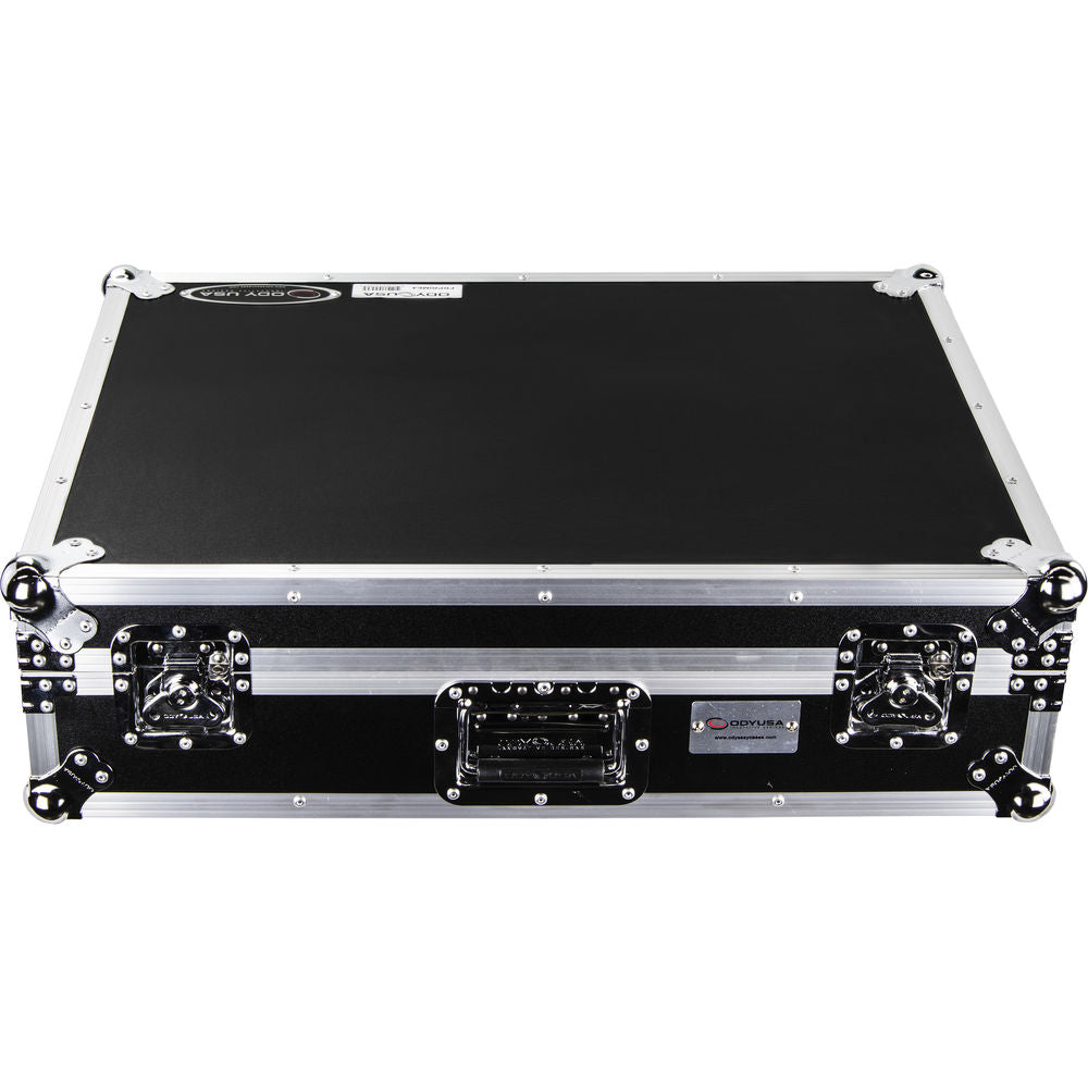 Odyssey FRPRIME4 Flight Ready Series Hard Case for Denon Prime 4 DJ Controller - Silver and Black