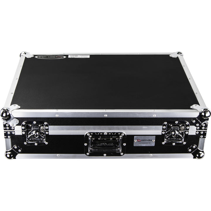 Odyssey FRPRIME4 Flight Ready Series Hard Case for Denon Prime 4 DJ Controller - Silver and Black