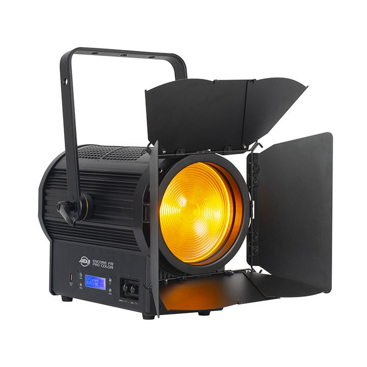 ADJ 7 Inch 400W RGBALC LED Fresnel Fixture w/Barn Doors & Zoom