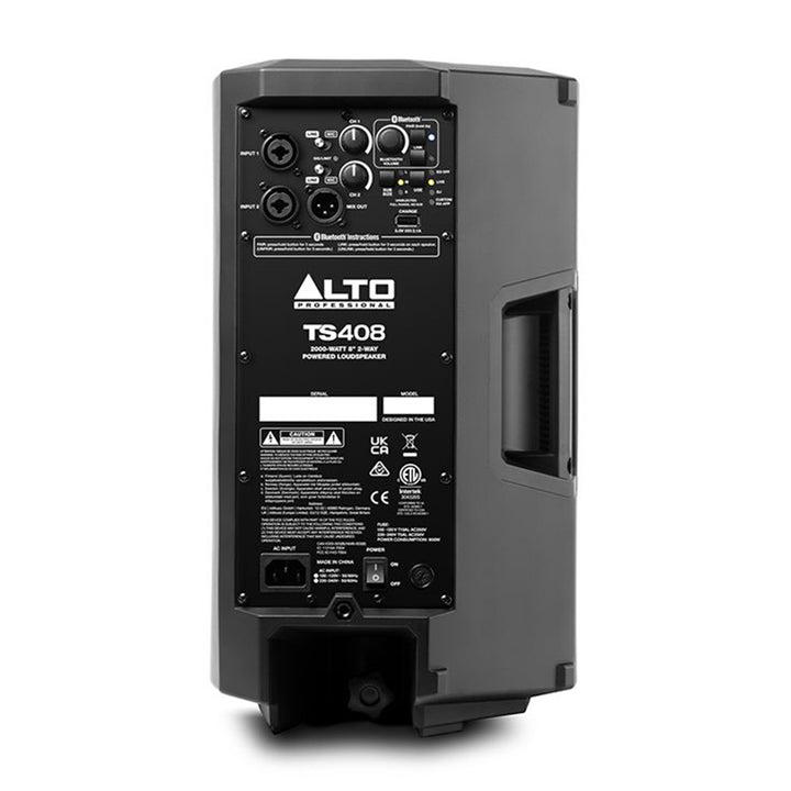 Alto TS408XUS - TS4 Series 8" Active Loudspeaker 2000W w/ Bluetooth